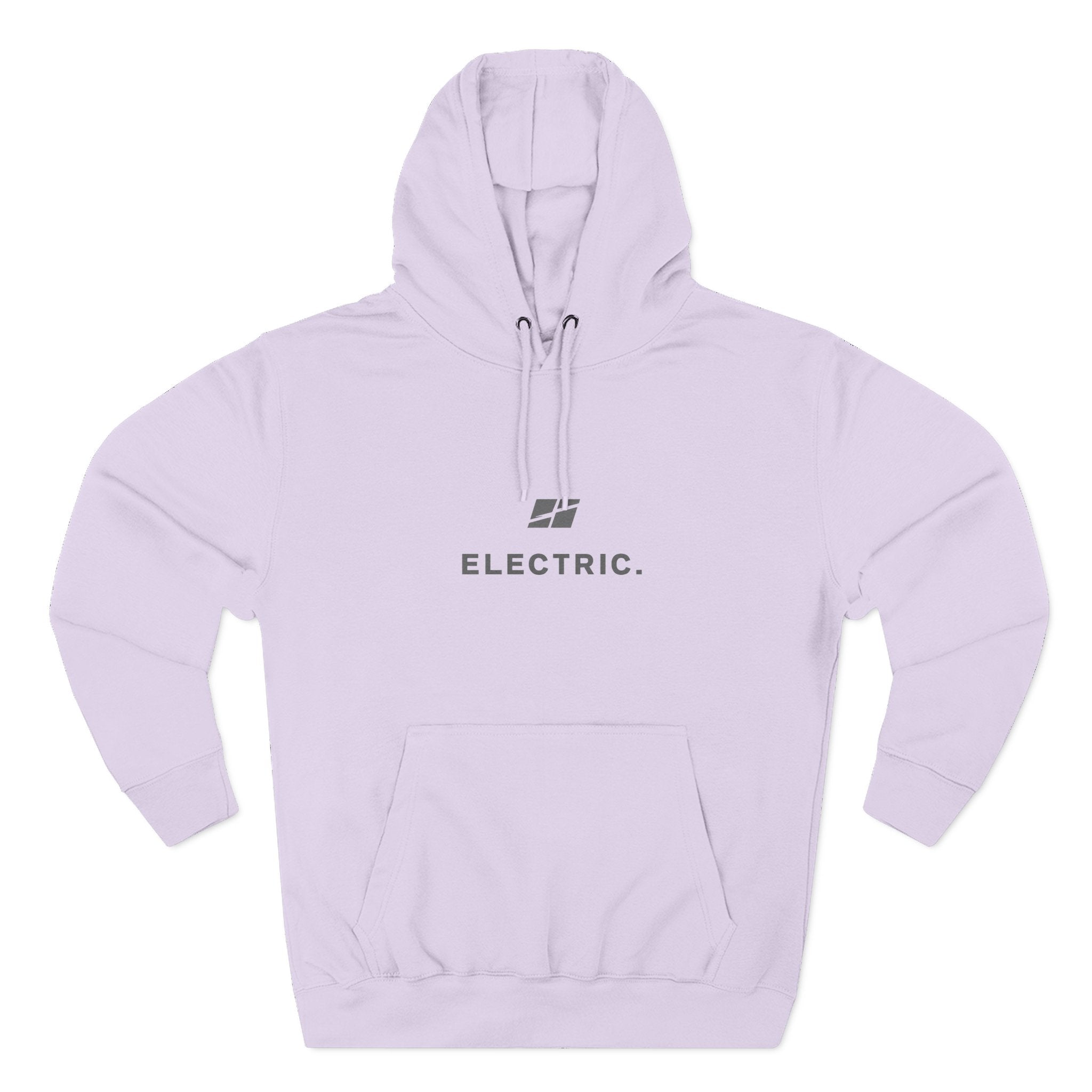 Electric Hoodie — Minimal E‑Moto Division Fleece Hoodie (No Bikes)