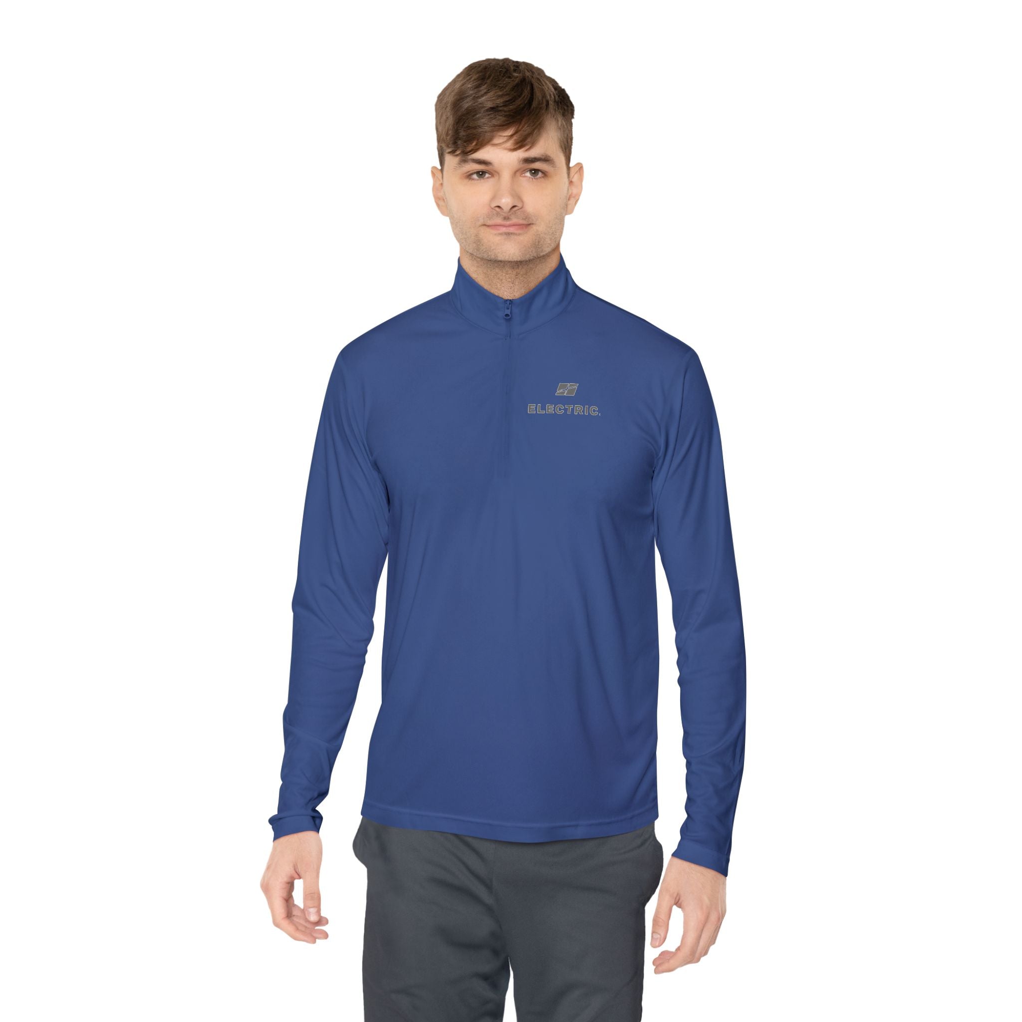 Quarter-Zip Pullover — E-Moto Division Graphic