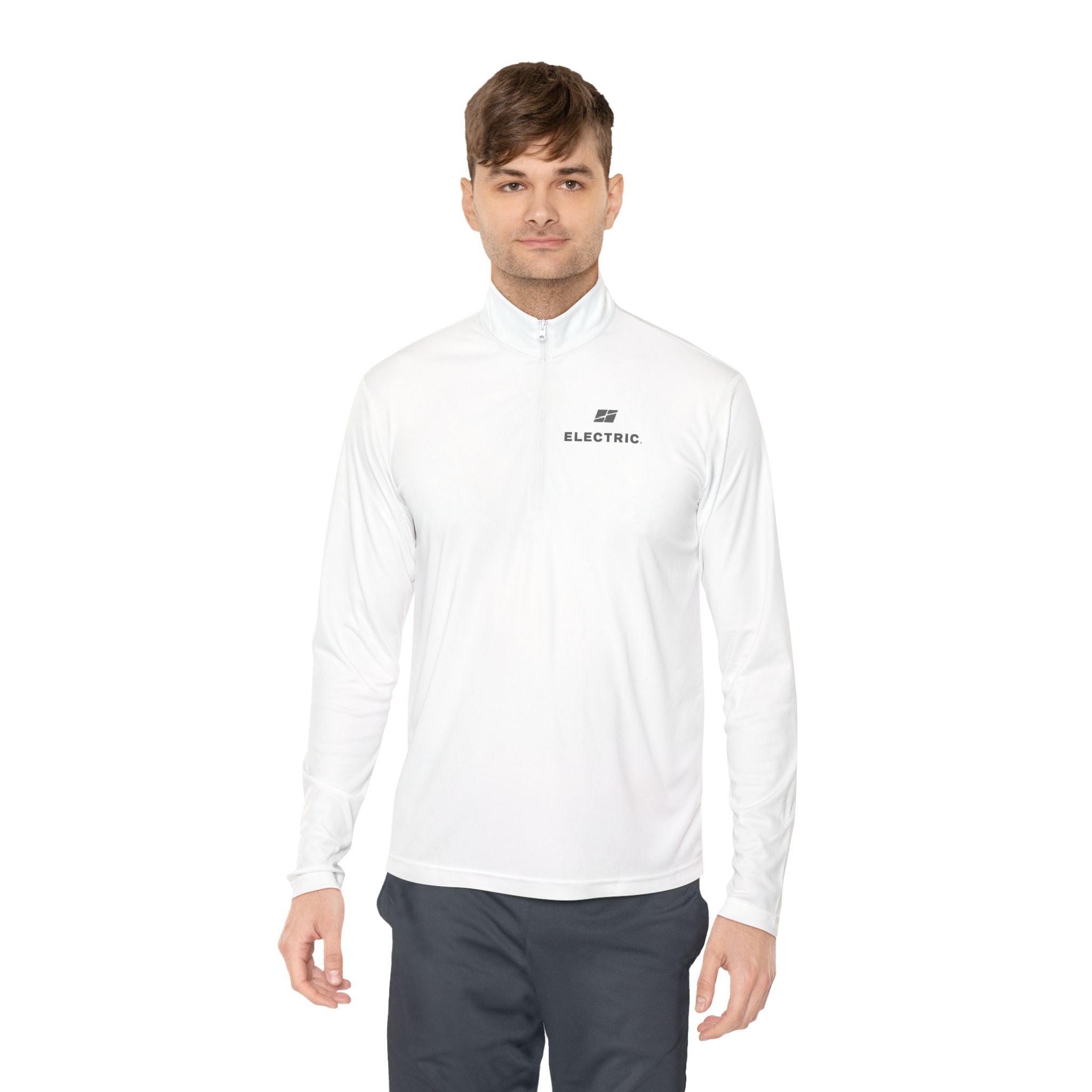 Quarter-Zip Pullover — E-Moto Division Graphic