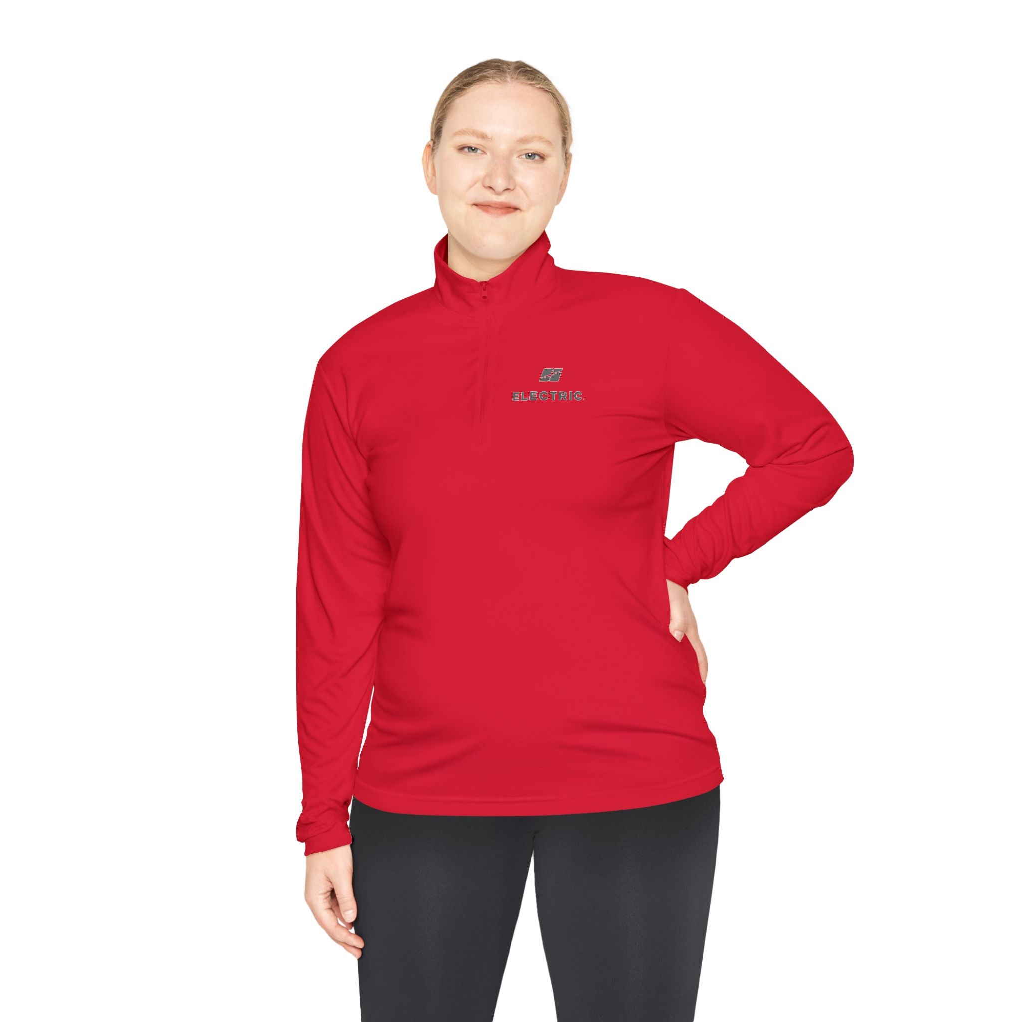 Quarter-Zip Pullover — E-Moto Division Graphic
