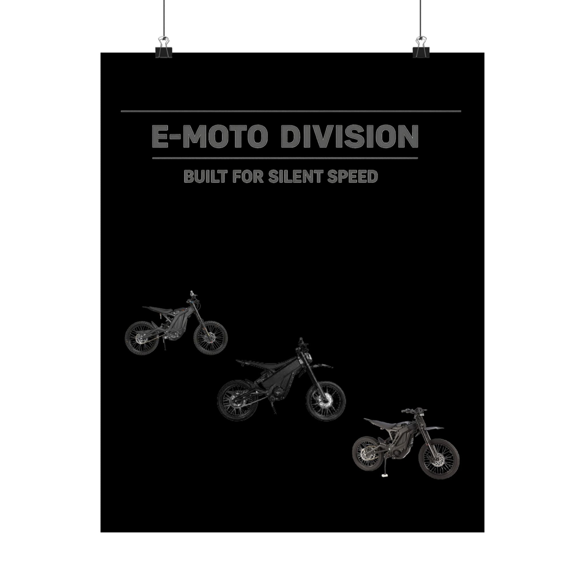 E-Moto Division Poster