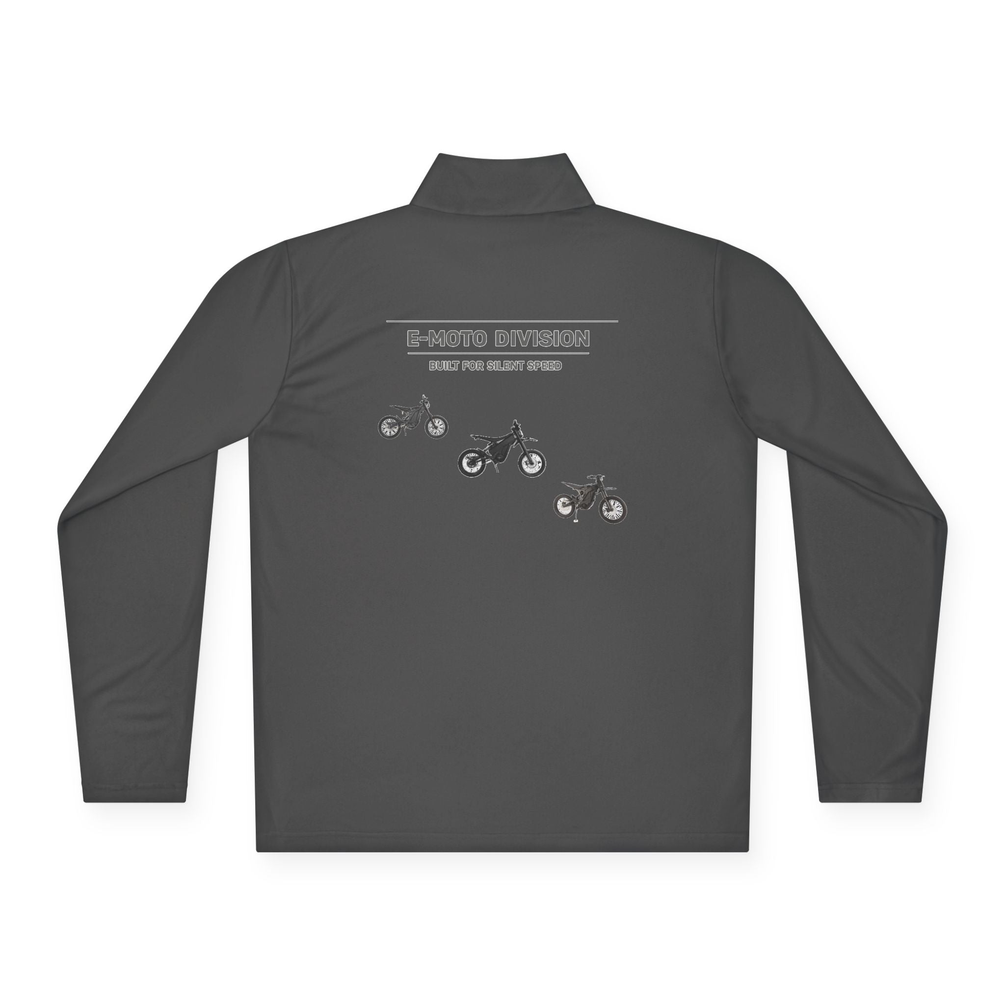 Quarter-Zip Pullover — E-Moto Division Graphic