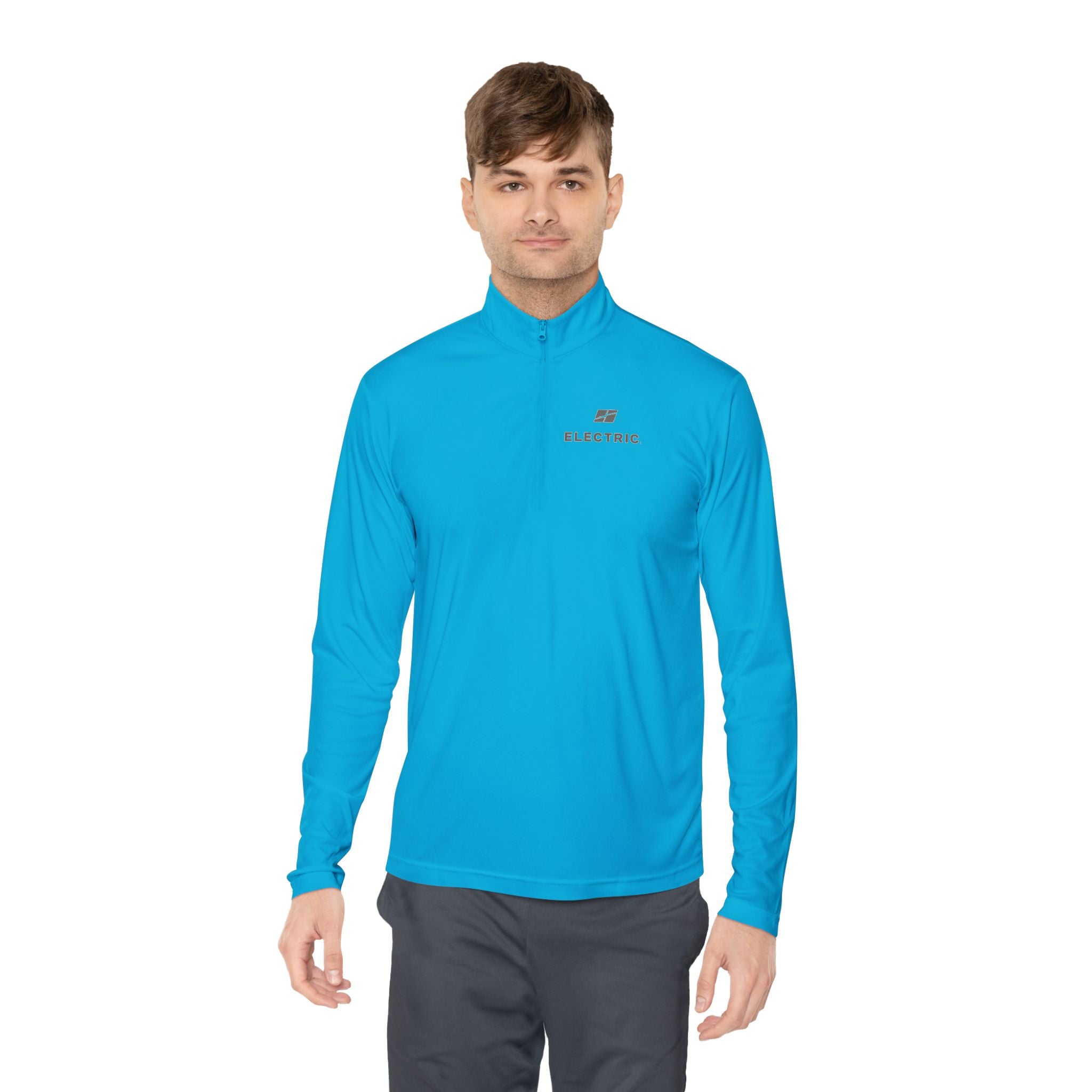 Quarter-Zip Pullover — E-Moto Division Graphic
