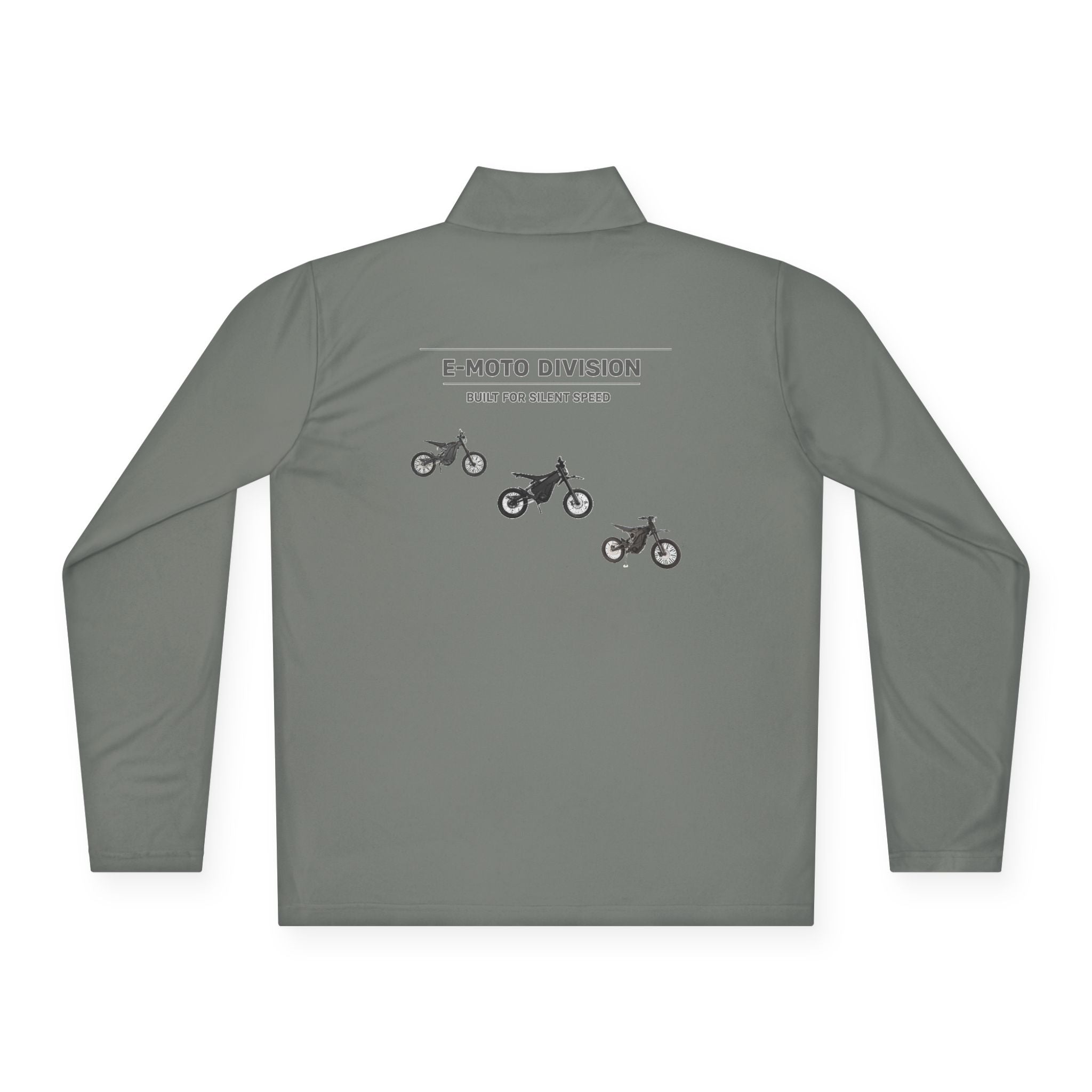 Quarter-Zip Pullover — E-Moto Division Graphic