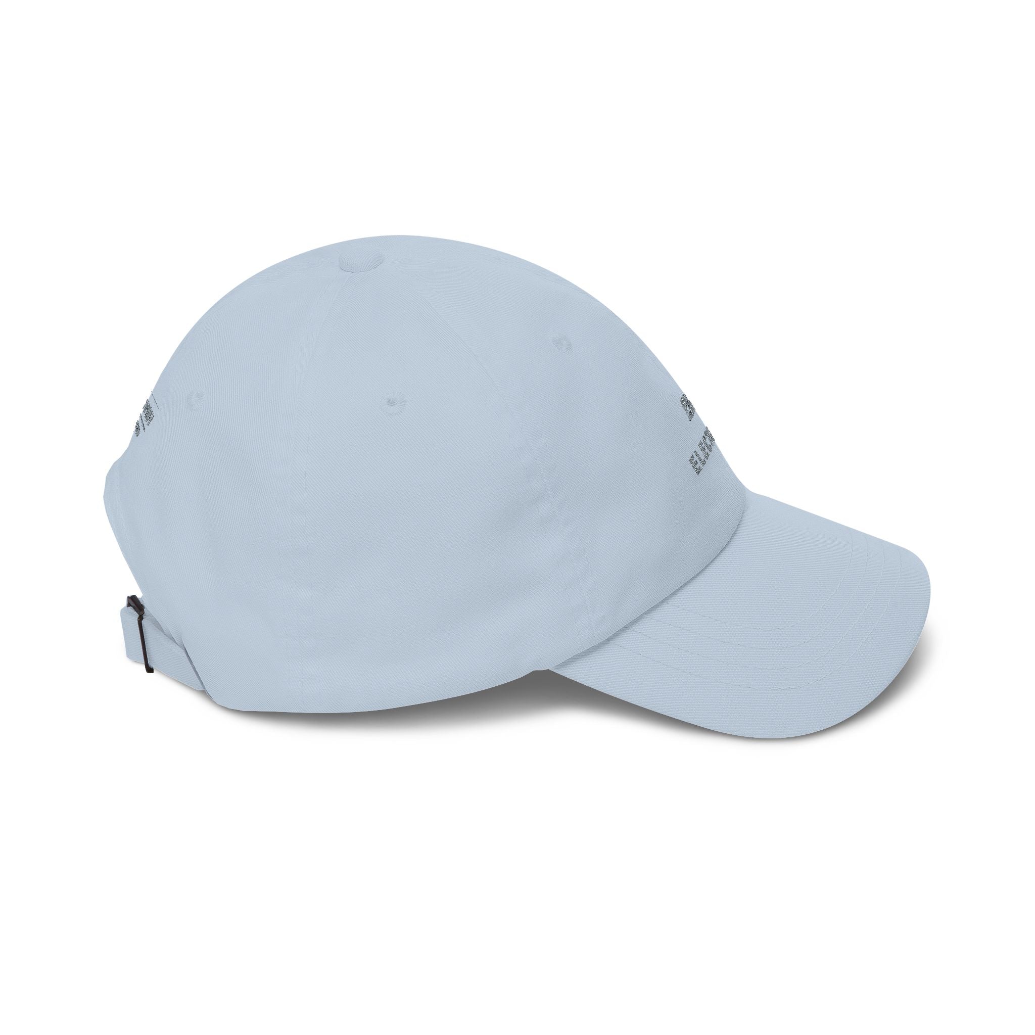Electric. Embroidered Dad Cap — Minimalist White Baseball Hat