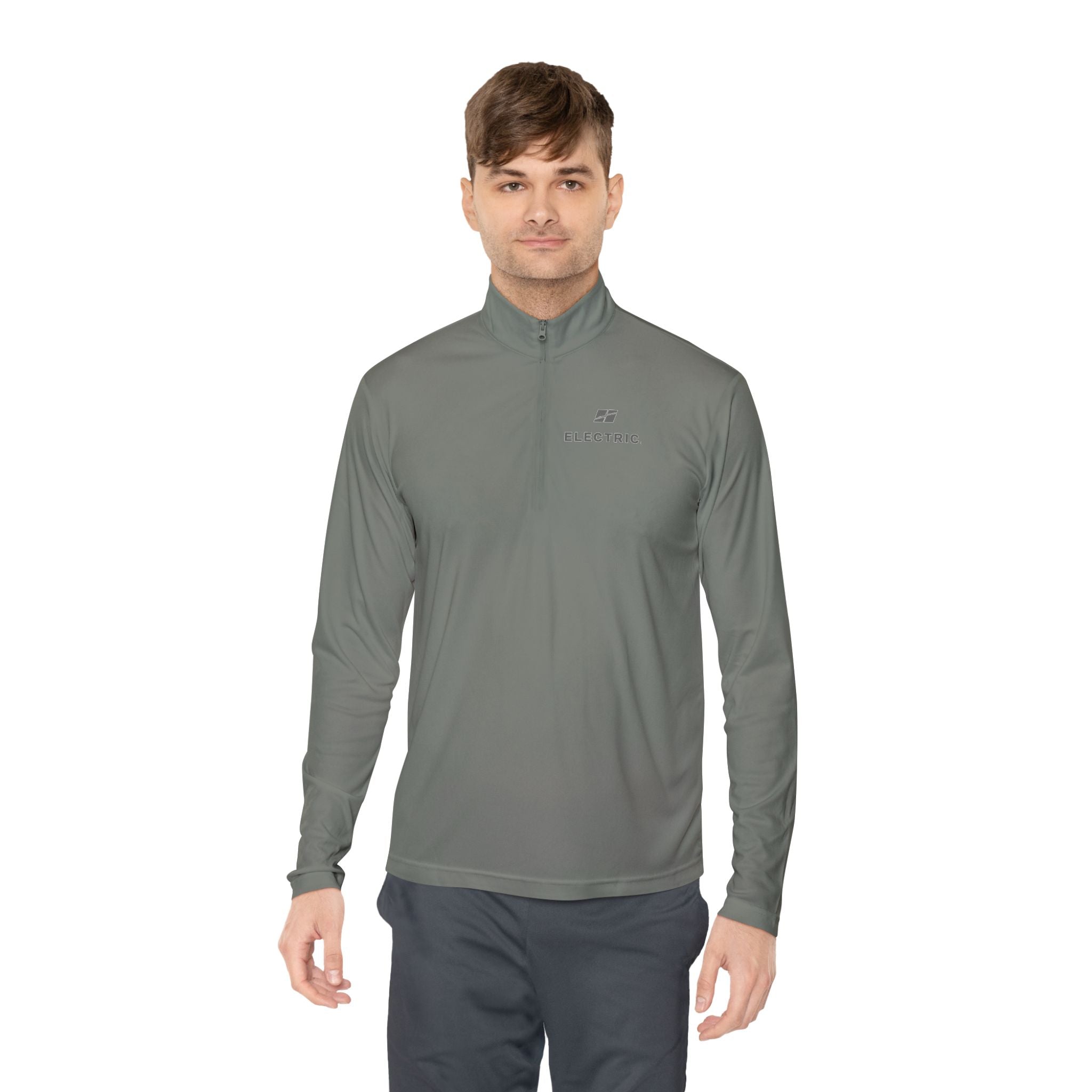 Quarter-Zip Pullover — E-Moto Division Graphic