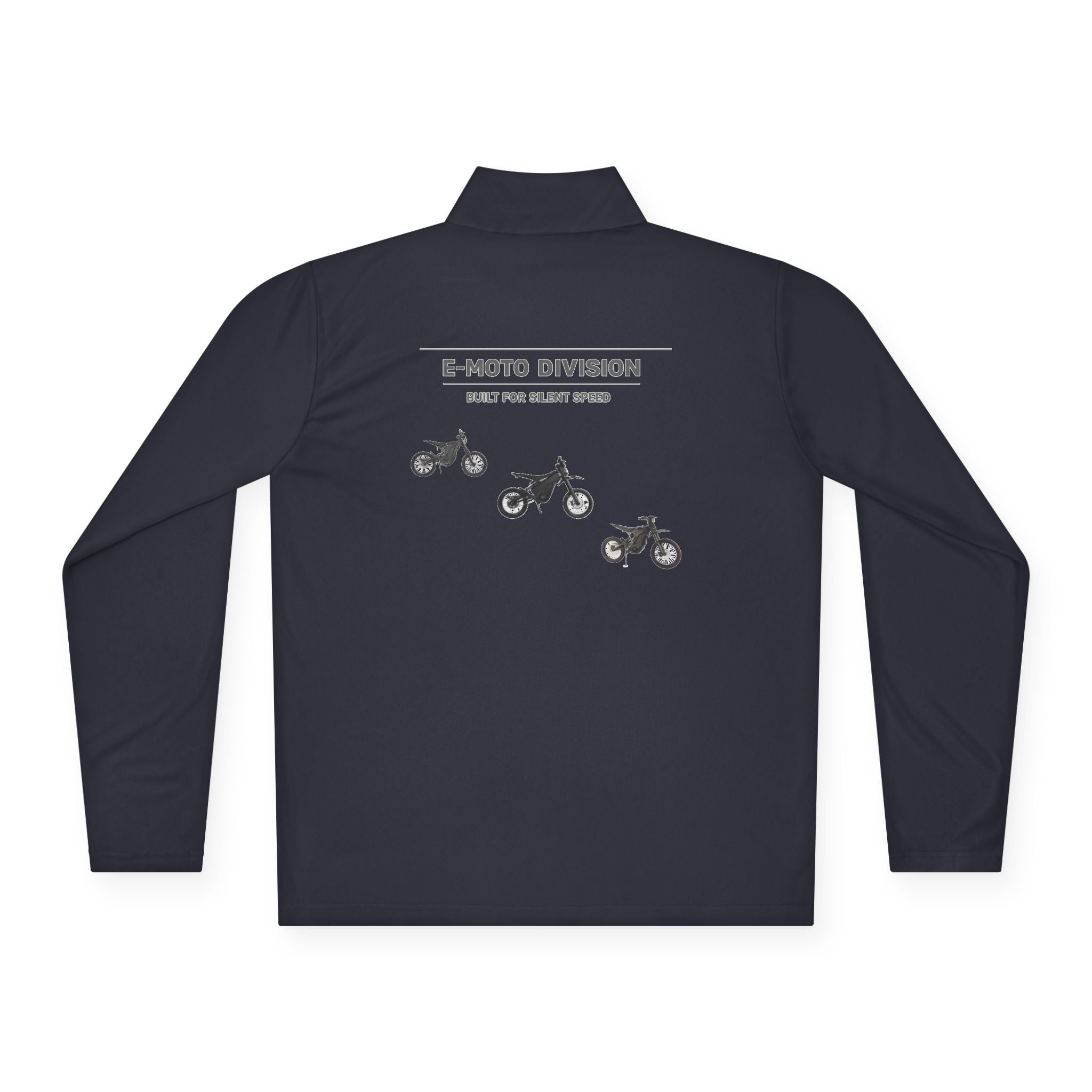 Quarter-Zip Pullover — E-Moto Division Graphic