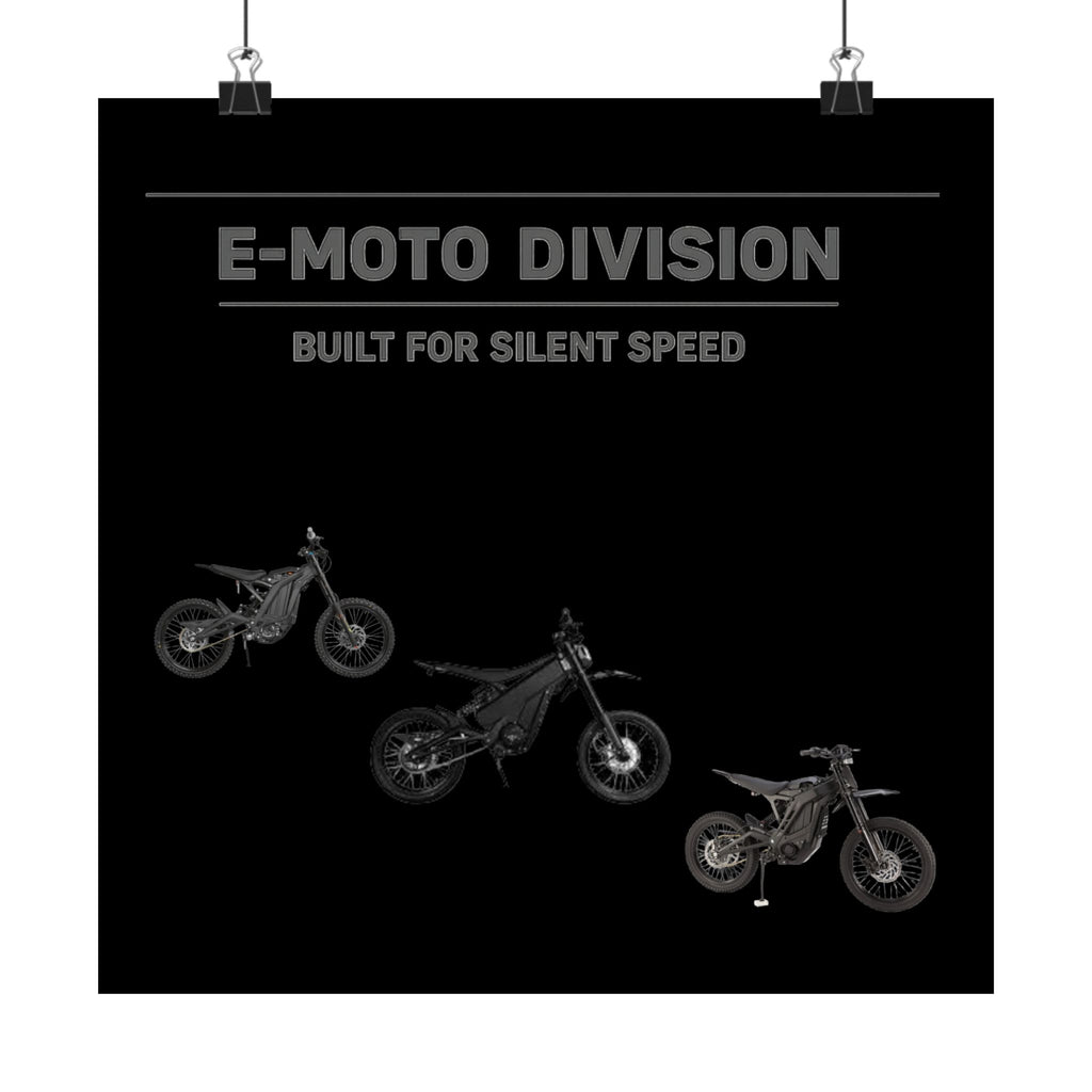 E-Moto Division Poster