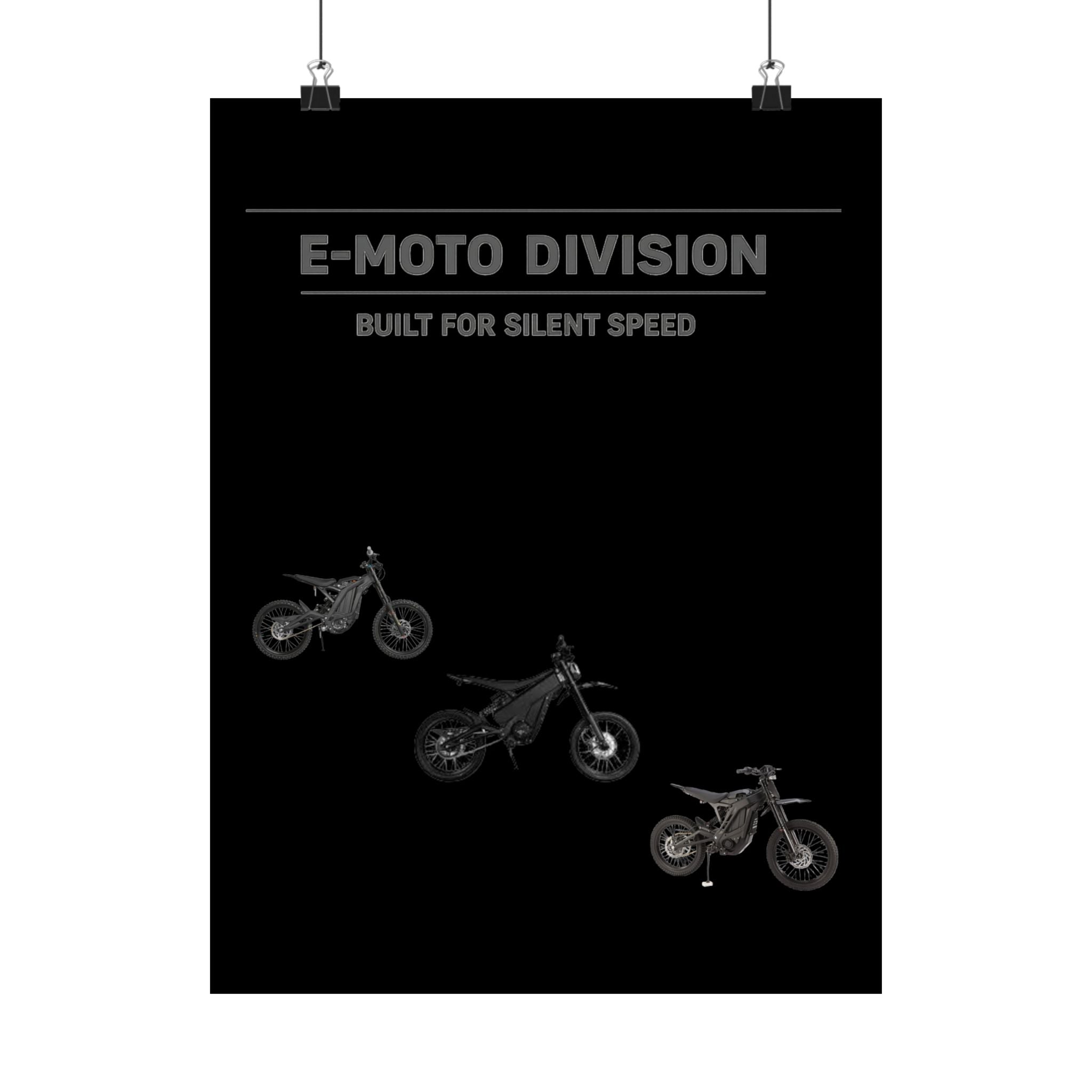 E-Moto Division Poster