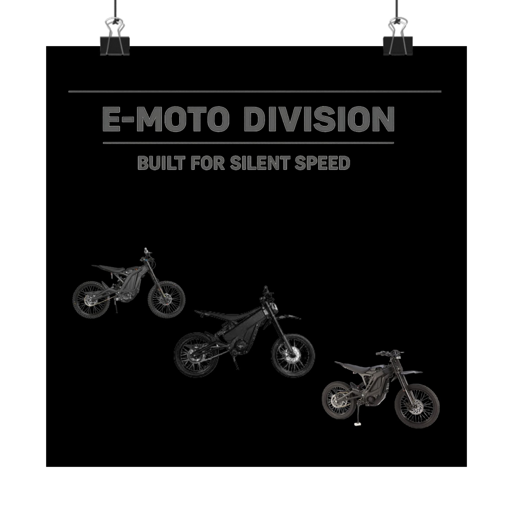 E-Moto Division Poster