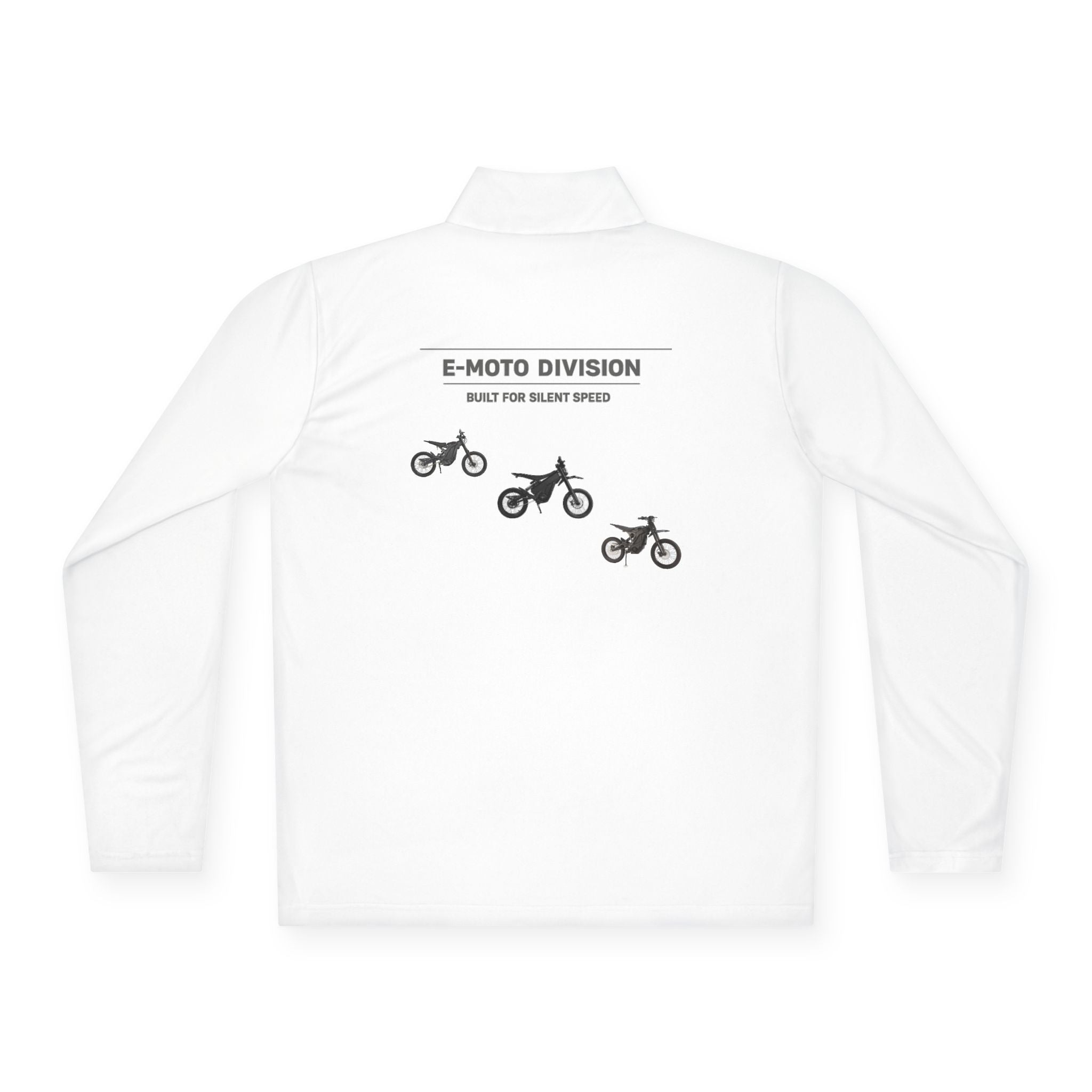 Quarter-Zip Pullover — E-Moto Division Graphic
