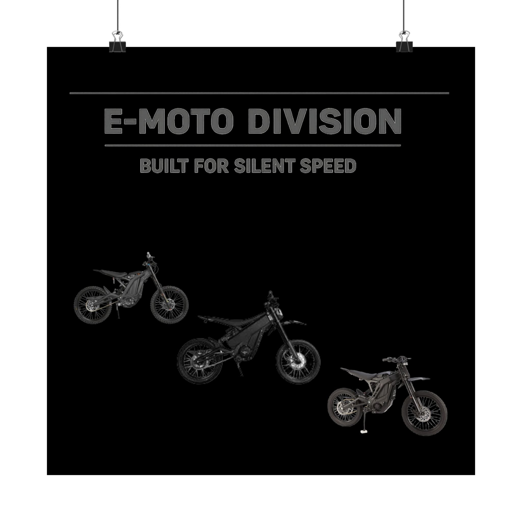 E-Moto Division Poster