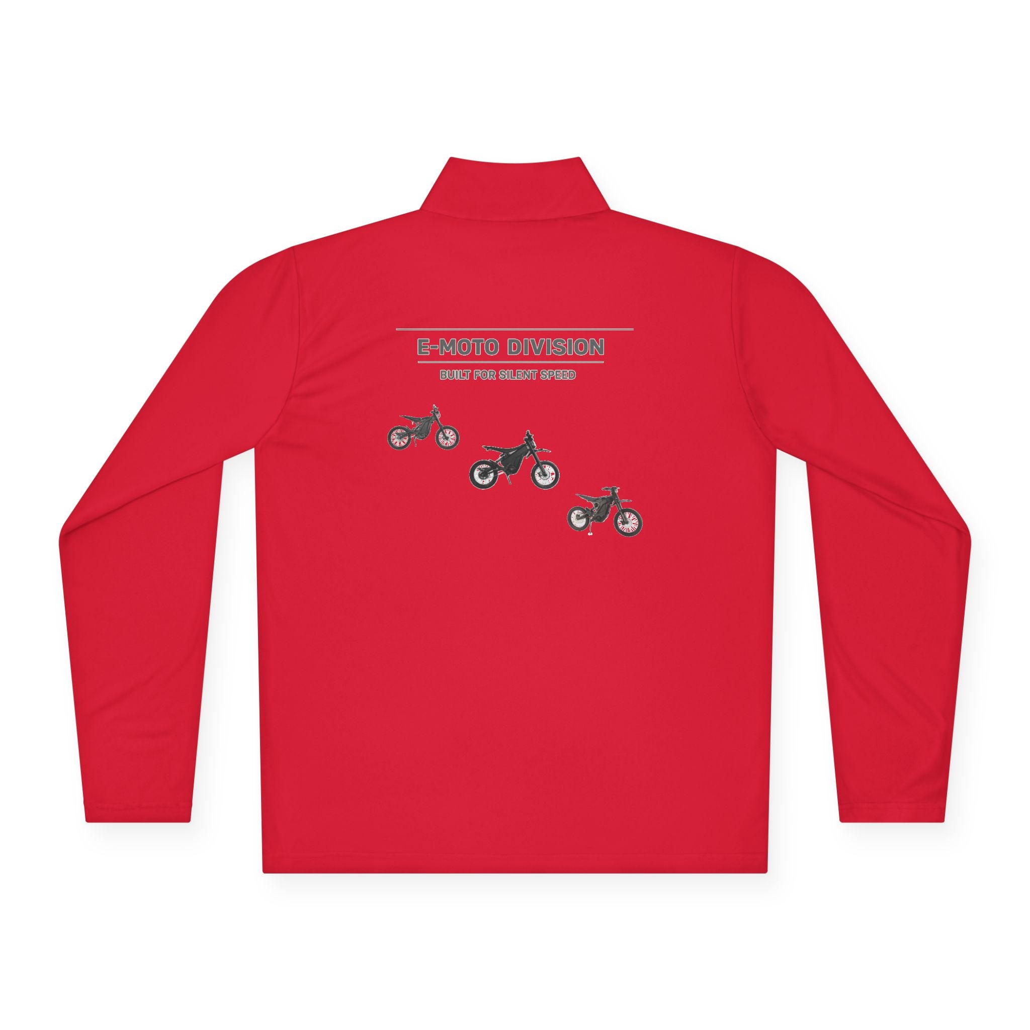 Quarter-Zip Pullover — E-Moto Division Graphic